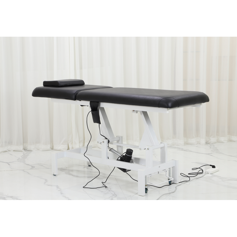 Gambimedic Cama Mesa De Exploracion Medica Electrica 2 Motores Consultorio Hospital Clinica Colchon Piel 9cm Altura Ajustable 57- 92cm Almohada Cabeza Removible Con Hueco Respaldo Reclinable 0-75° Modelo ET11-1
