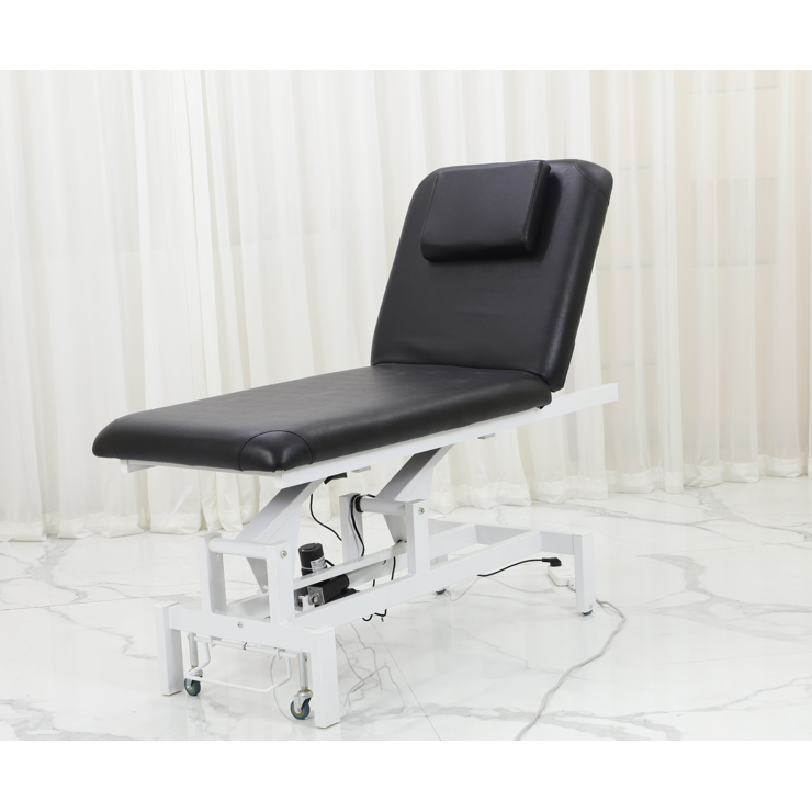 Gambimedic Cama Mesa De Exploracion Medica Electrica 2 Motores Consultorio Hospital Clinica Colchon Piel 9cm Altura Ajustable 57- 92cm Almohada Cabeza Removible Con Hueco Respaldo Reclinable 0-75° Modelo ET11-1