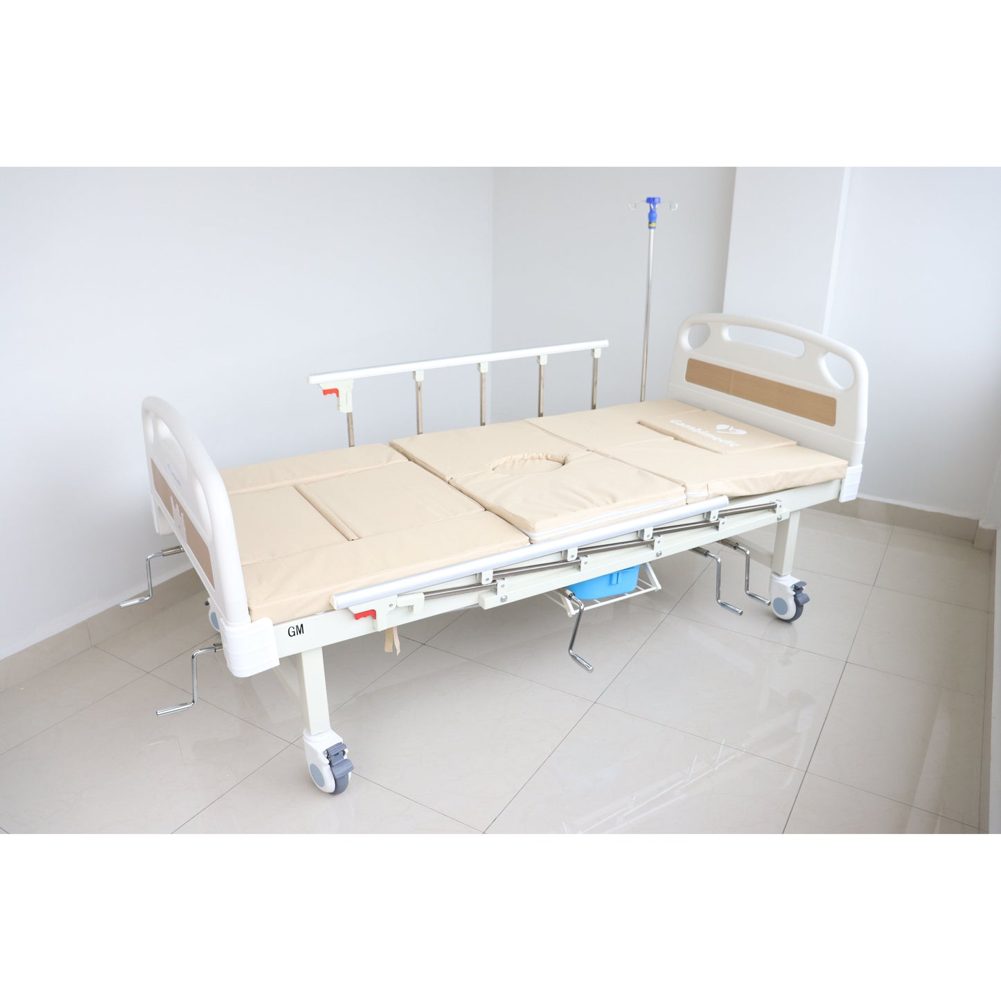 Gambimedic Cama Hospital Manual Para Casa Enfermera Multifunciones 5 Posiciones Con Baño Para Facil Evacuacion Portasuero Mesa Colchon Incluido Cama Hospitalaria 5 Funciones Soporta 260kg Envio Gratis Modelo GM-A01-01