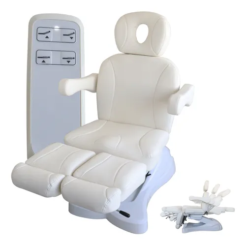 Gambimedic Camilla Eléctrica Exploracion Examinacion Medica Multifuncional Mod.ET11-2 Dentista Ginecologo Ginecologa Spa Estética Salon Belleza Consultorio Medico Altura Ajustable 55-80cm Reclinable