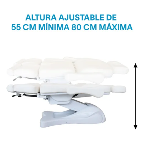 Gambimedic Camilla Eléctrica Exploracion Examinacion Medica Multifuncional Mod.ET11-2 Dentista Ginecologo Ginecologa Spa Estética Salon Belleza Consultorio Medico Altura Ajustable 55-80cm Reclinable