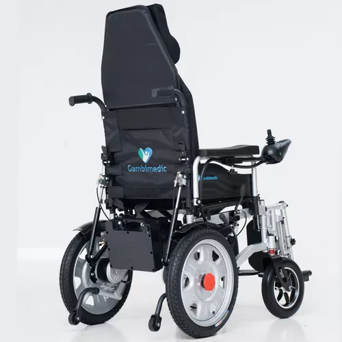 Gambimedic Silla De Ruedas Electrica Todoterreno Elevapiernas Llantas Neumaticas De Aire 16 Respaldo Reclinable Tipo Cama Modelo Gm6005 Sistema Portatil Bateria Sellada Acido Plomo Permitida En Avion
