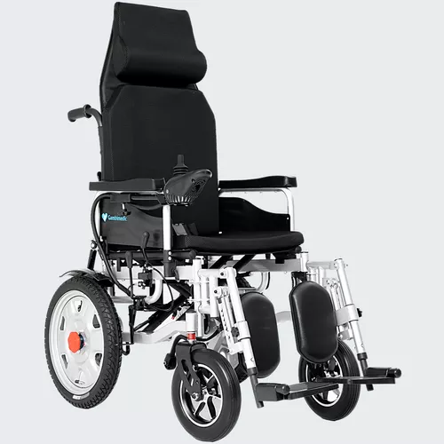 Gambimedic Silla De Ruedas Electrica Todoterreno Elevapiernas Llantas Neumaticas De Aire 16 Respaldo Reclinable Tipo Cama Modelo Gm6005 Sistema Portatil Bateria Sellada Acido Plomo Permitida En Avion
