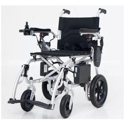Gambimedic Silla De Ruedas Electrica Aluminio 18kg Ligera Portatil Plegable Compacta Todoterreno Mod.gm6013 Incluye Control Inalambrico Extra Soporta 100kg Bateria Litio 24v10ah (240wh) 2 Motores 180w