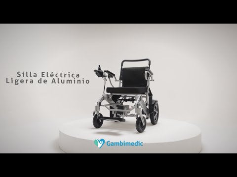 Silla De Ruedas Electrica Plegable Aluminio Ligera Portatil