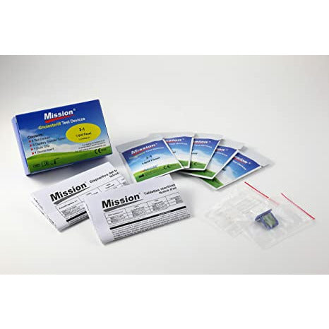 Mission Tiras Prueba Colesterol Trigliceridos Lipidos 3 En 1