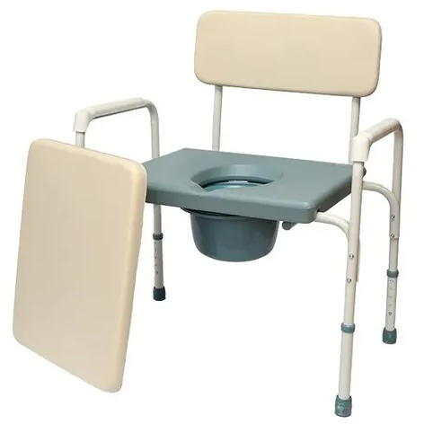 Silla Baño Wc Sanitario Bariatrico Cómodo Ajustable Aluminio