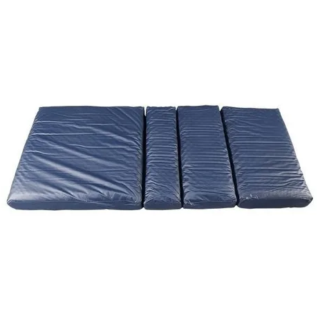 Colchon 4 Secciones Vinil 12CM Ligero Para Cama De Hospital