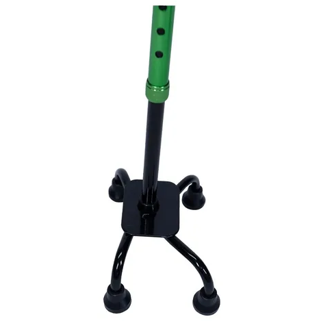 Baston 4 Patas Lujo Ajustable Aluminio Ortopedico 4 Apoyos