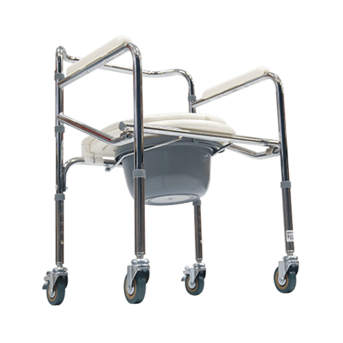 Silla De Baño Comodo Plegable Con Ruedas Discapacitado