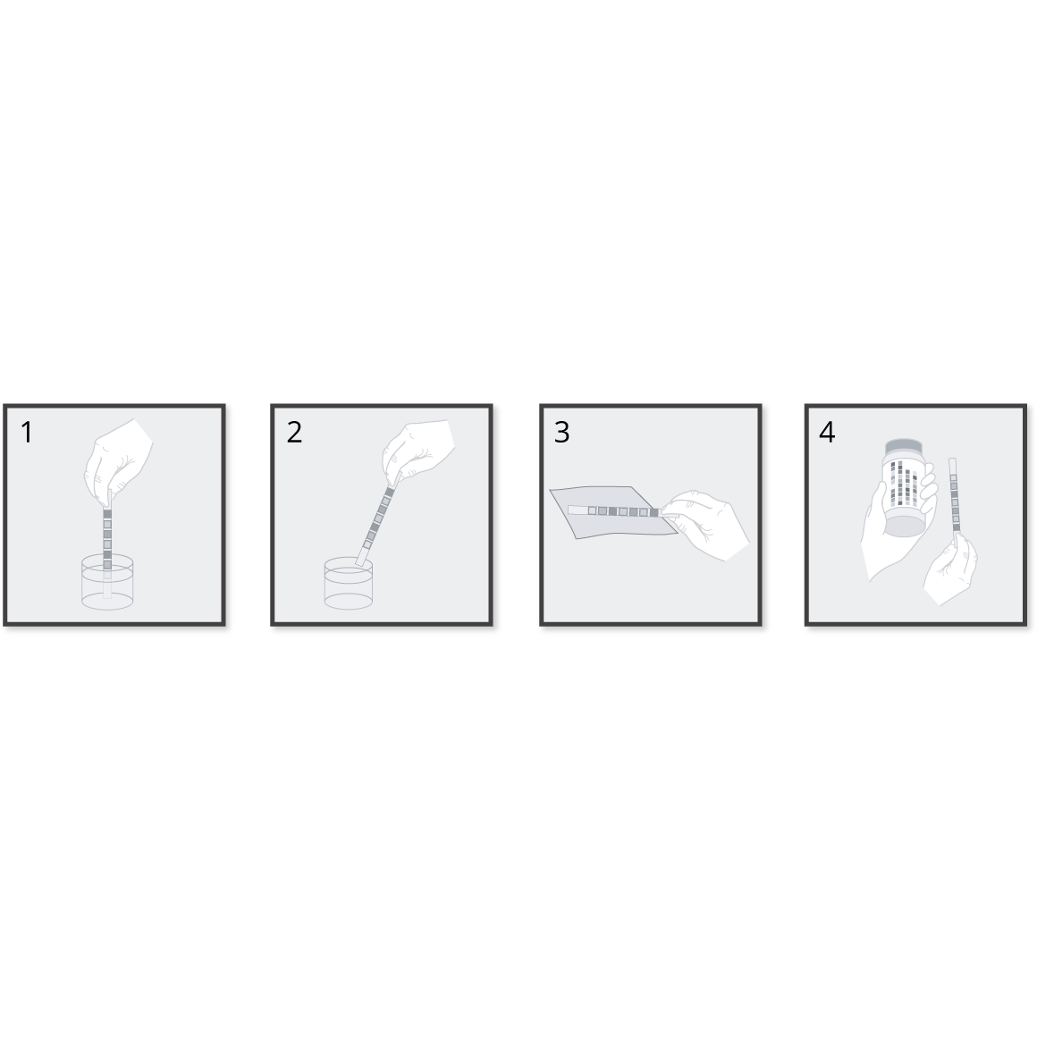 Tiras Medidoras De Uroanalisis Acon Mission 10 Parametros Prueba Orina