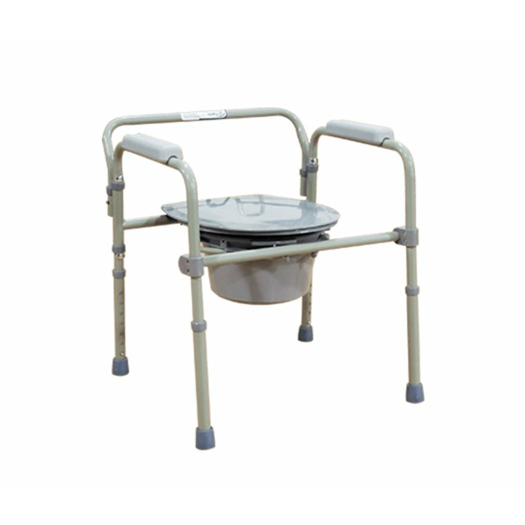 Comodo Resistente Acero Plegable Bariatrico Desmontable