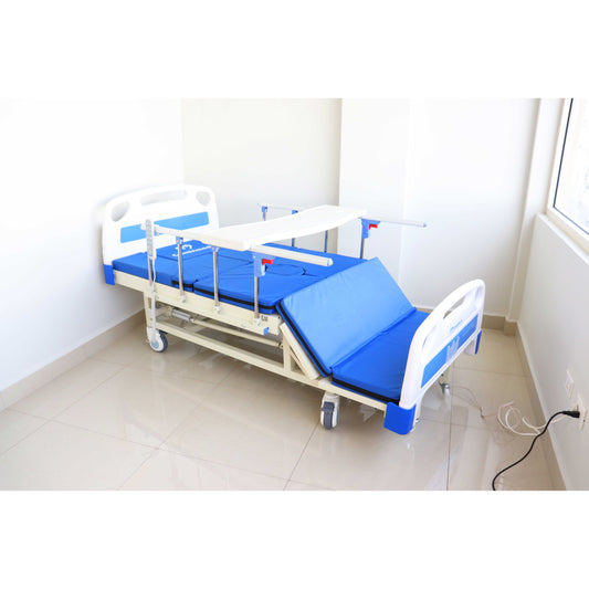 Cama Hospital Electrica Multifunciones Ideal Para Casa Cama Medica Enfermeria Portasuero Colchon Posicion Para Ir Al Baño Y Girar Al Paciente Acostado Levanta Piernas y Espalda