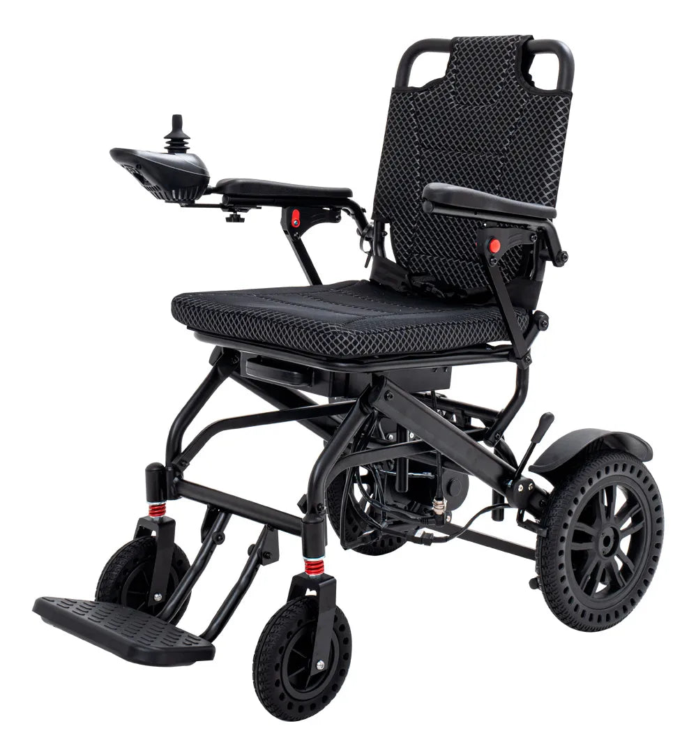 Gambimedic Silla De Ruedas Electrica Aluminio Ligero Llantas Todoterreno Sistema Portatil Tipo Carreola Asiento Acolchonado Gm6018 Bateria Removible Litio Permitida En Avion