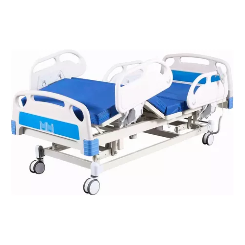 Gambimedic Cama Hospital Electrica 3 Funciones Posiciones Elevacion Espalda y Pies y Altura Ajustable 43cm Hasta 71cm Incluye Colchon Portasuero Cama Enfermeria Hospitalaria Ideal Para Casa