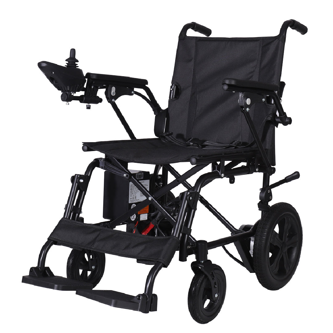 Gambimedic Silla De Ruedas Electrica Acero 22kg Mod. Gm2200 Soporta 100kg Permitida En Aviones Portatil Para Viaje Todoterreno Plegable 2 Motores 150w Bateria Litio 24v12ah De 288wh Incluye Manual
