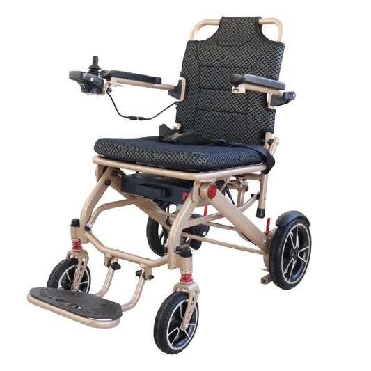 Gambimedic Silla De Ruedas Electrica Aluminio Control Led Superligera Portatil 19 Kg Motores 200w Bateria 288wh Permitida En Avion