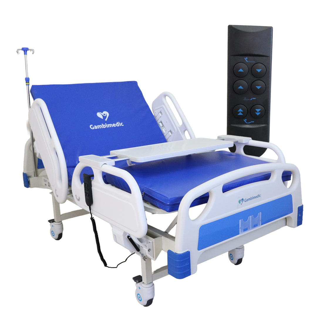 Gambimedic Cama Hospital Electrica 2 Motores 3 Posiciones Reclinable Espalda Y Pierna Grados De Inclinacion Lu