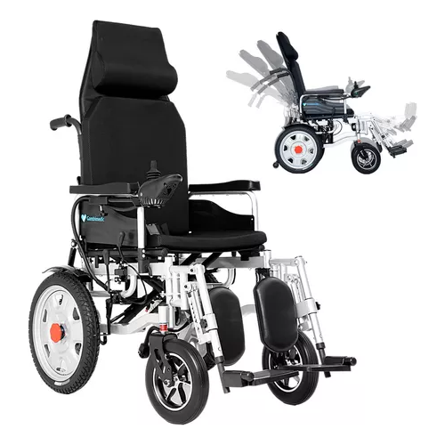 Gambimedic Silla De Ruedas Electrica Todoterreno Elevapiernas Llantas Neumaticas De Aire 16 Respaldo Reclinable Tipo Cama Modelo Gm6005 Sistema Portatil Bateria Sellada Acido Plomo Permitida En Avion