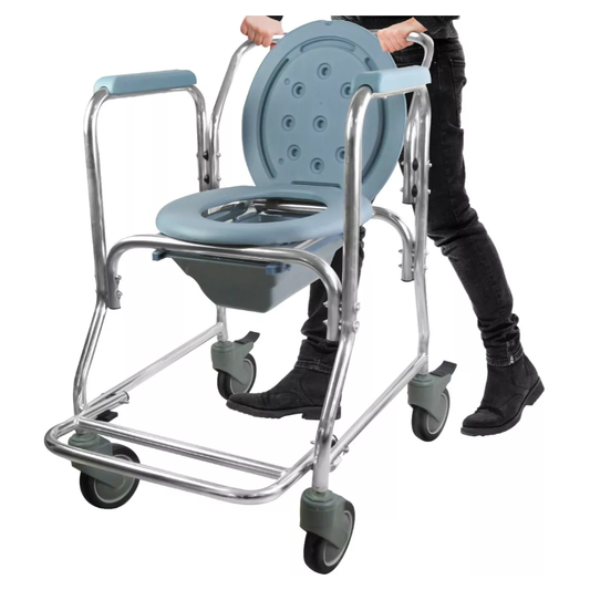 Silla De Baño Comodo Con Ruedas Gambimedic