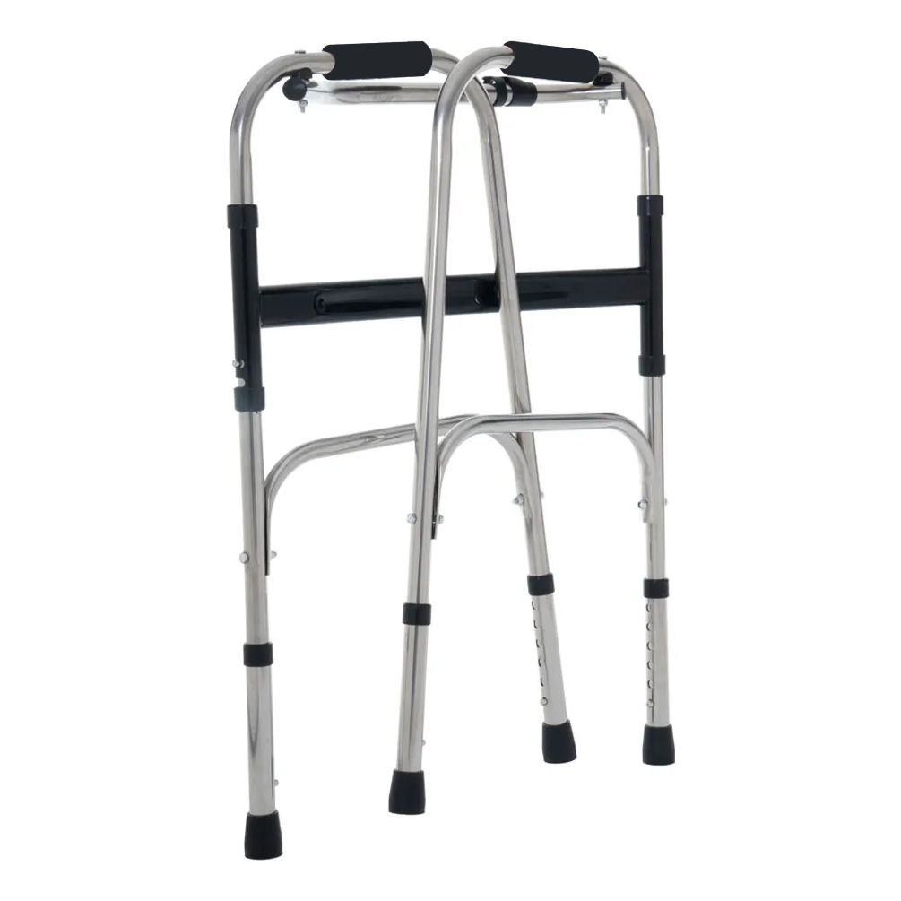 Gambimedic Andadera Ortopedica Andador Portatil Plegable Reforzada Altura Ajustable Resistente Soporta 130kg