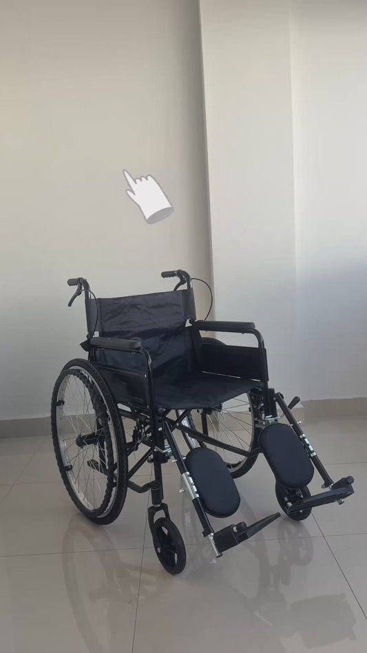 Gambimedic Silla De Ruedas Llanta Neumatica De Aire Todoterreno Con Elevapierna Ajustable