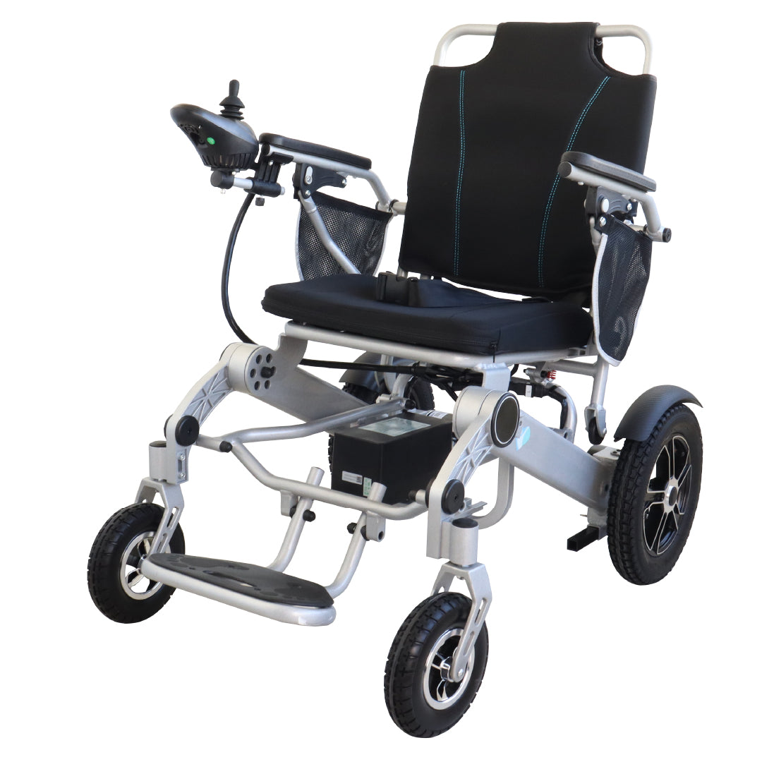 Gambimedic Silla De Ruedas Electrica Todoterreno 7004 Super Potente 2 Motores 24v 350w Ideal Para Exteriores Bateria Litio 288wh Permitida En Avion