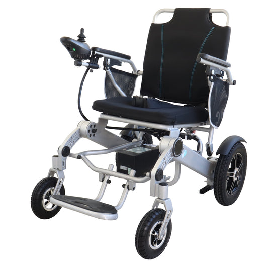 Gambimedic Silla De Ruedas Electrica Todoterreno 7004 Super Potente 2 Motores 24v 350w Ideal Para Exteriores Bateria Litio 288wh Permitida En Avion