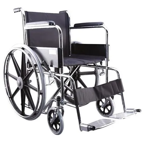 Silla De Ruedas Economica Silla Con Ruedas De Acero Cromada