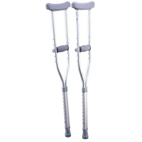 Muletas Axilares De Aluminio Ajustables