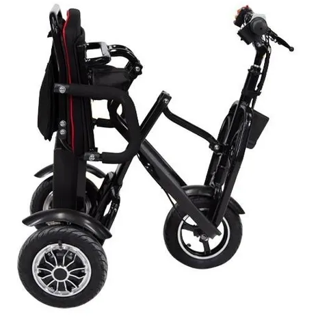 Silla De Ruedas Electrica Scooter Plegable Facil Transporte