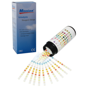 Tiras Medidoras De Uroanalisis Acon Mission 10 Parametros Prueba Orina