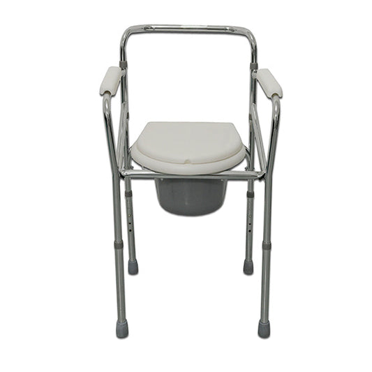 Silla Comodo Ducha Baño Wc 3 En 1 Plegable Incluye Cubeta