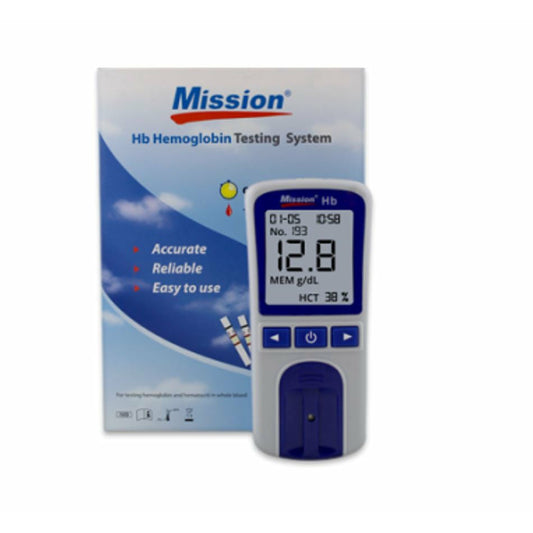 Medidor Monitor Hemoglobina Mission Hb Hematocritos Portatil